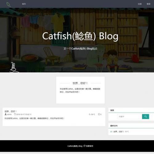 Catfish(鲶鱼) Blog v2.2.27